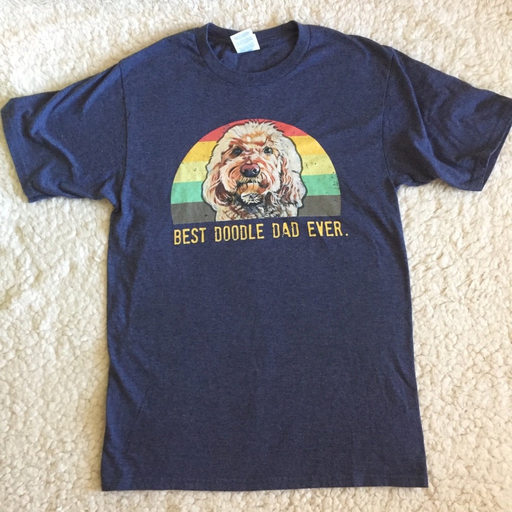 Best Doodle Dad Ever Dog Tee S